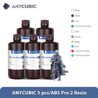 ANYCUBIC ABS Pro 2 Resin 5kg Photosensitive Polyresin 405nmHigh Precision with Minimal Shrinkage for LCD 3D Printer