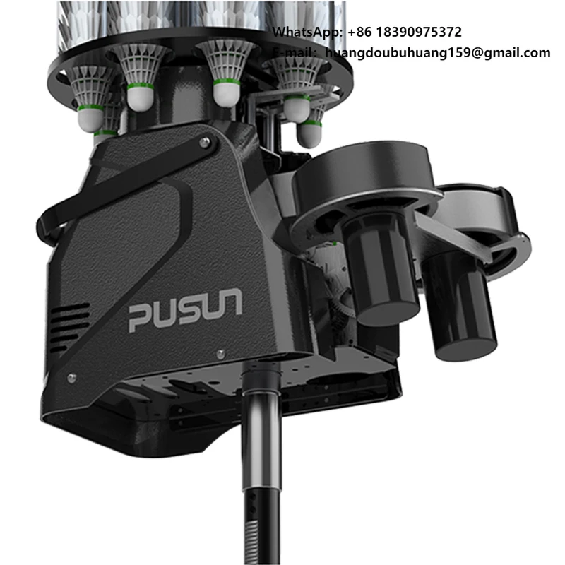 

Automatic Badminton Shuttlecock Machine with Adjustable Speed and Interval for Training Smash Clear Drop and Drive Shots