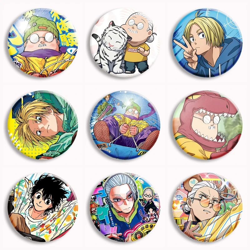 Hot Anime Sakamoto Days Soft Button Pin Sakamoto Tarou Cartoon Brooches Badge Bag Decor Jewelry Fans Collect Gift
