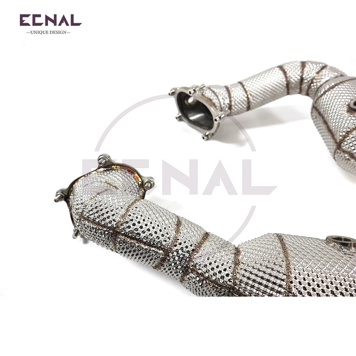 

Ecnal выхлоп для Audi S6 S7 C7 4.0T 2012-2018 гг., высококачественная спортивная изоляция из нержавеющей стали, защита от тепловой выхлопной трубы