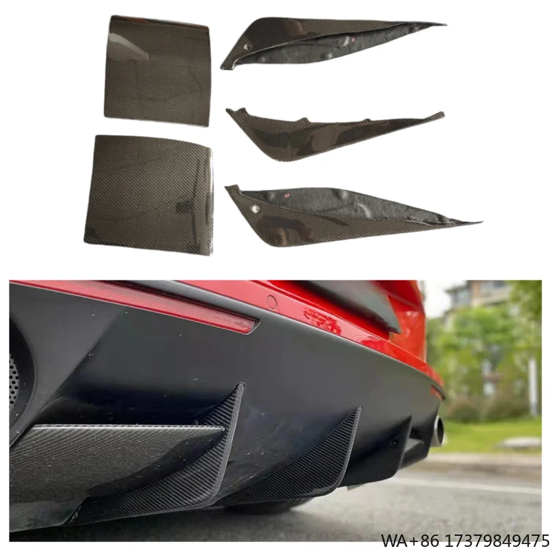 

Suitable for 15-17 Ferrari California Upgraded Carbon Fiber Rear Diffuser Blade Body Kit