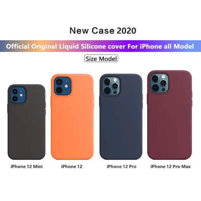 Liquid Silicone Case For iPhone 16 15 14 13 12 mini 11 Pro Max Anti-drop full package mobile phone liquid silicone case