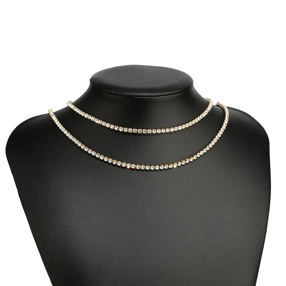 1 Meter Stainless Steel Luxury Cubic Zircon Chains Tennis Chain Choker for DIY Jewelry Making Women Necklace Bracelet Material view 6