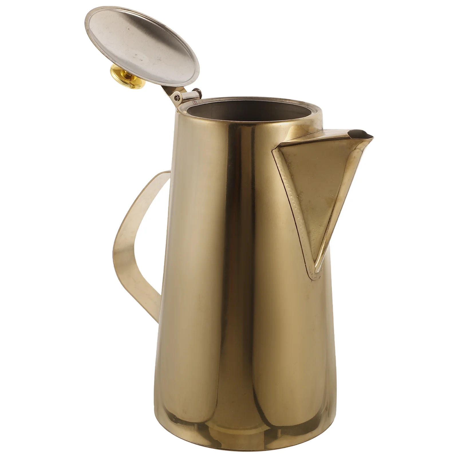 

Cold Water Pitcher Stainless Steel Kettle Sturdy Wear-Resistant Water Jug Household Oil Container Kitchen Coffee Tea Accessory