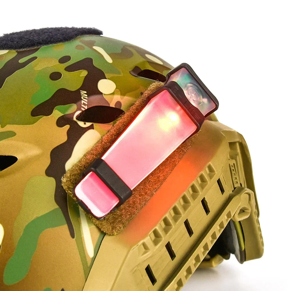 Imagem -03 - Tactical Fma Capacete Segurança Piscando Luz Survival Signal Light Lâmpada Impermeável Equipamento ao ar Livre para Caça Caminhadas Ciclismo