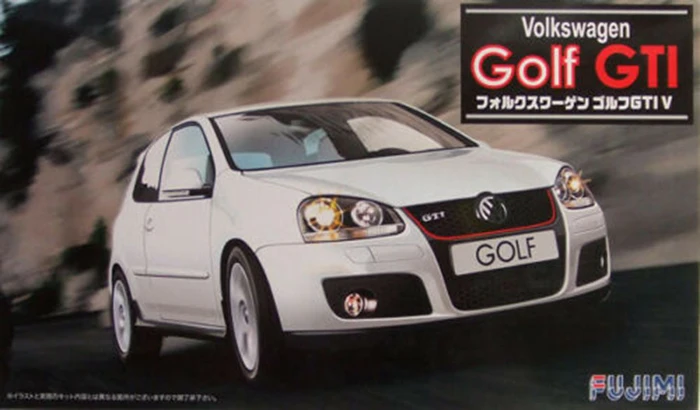 Fujimi 12315 static assembled car model 1/24 scale For VW Golf GTI V car model kit