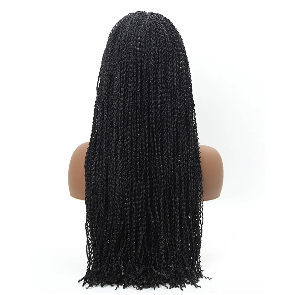 OUCEY Synthetic Hair Wigs for Women Zizi Braids Lace Front Wigs for Black Women Braiding Hair Wigs with Baby Hair Wig Female