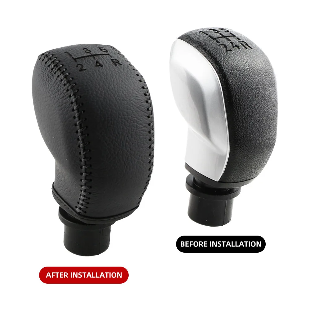 Car Gear Shift Knob Cover for Peugeot 208 301 308 2008 Partner Rifter for Citroen C3 MT 5 Speed Gear Collars Protector