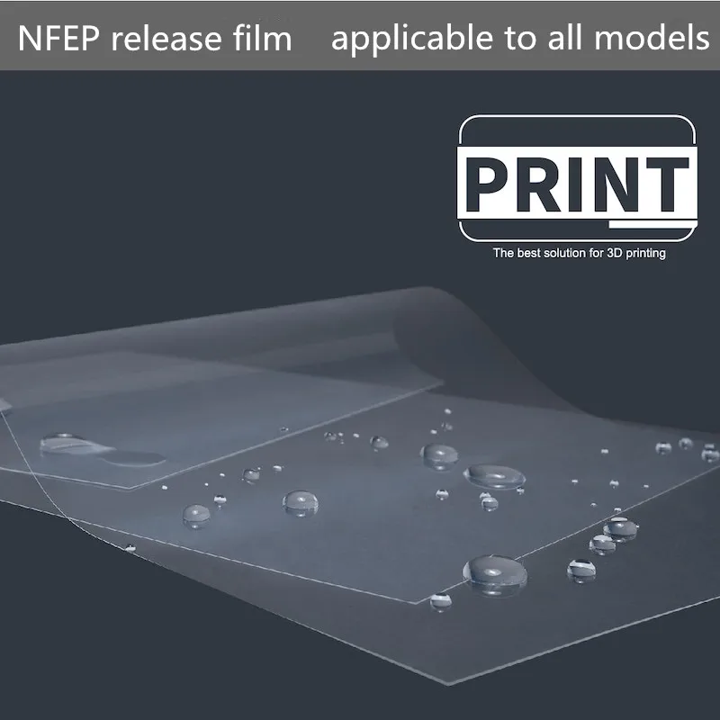 

LCD/DLP 3d Printer Release Film Nfep Film Light Curing 3d Printer Transparent Breathable Release Film 0.15mm Thickness