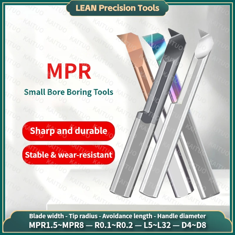 Copy Machining Small Bore Boring Cutter Solid Carbide MPR Imitation Turning Tool For Metal Micro Internal Small Hole Boring Tool