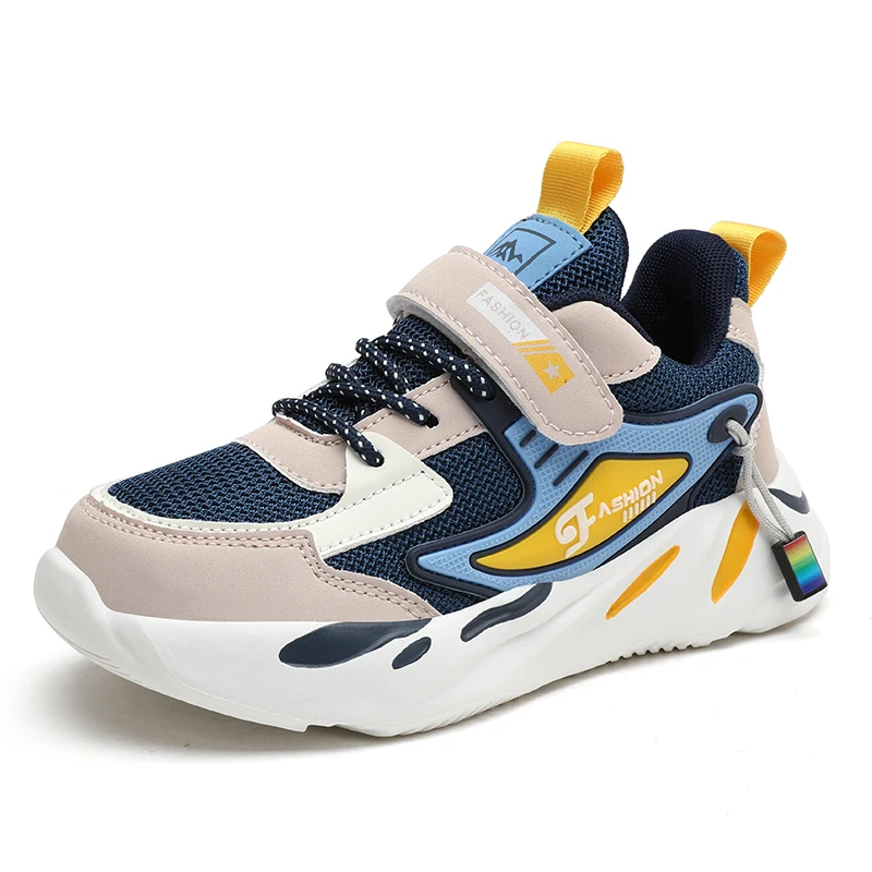 Kinder Turnschuhe Freizeitschuhe für Jungen Leder Bequeme hochwertige Laufsport Kinder Mädchen Flache Schuhe