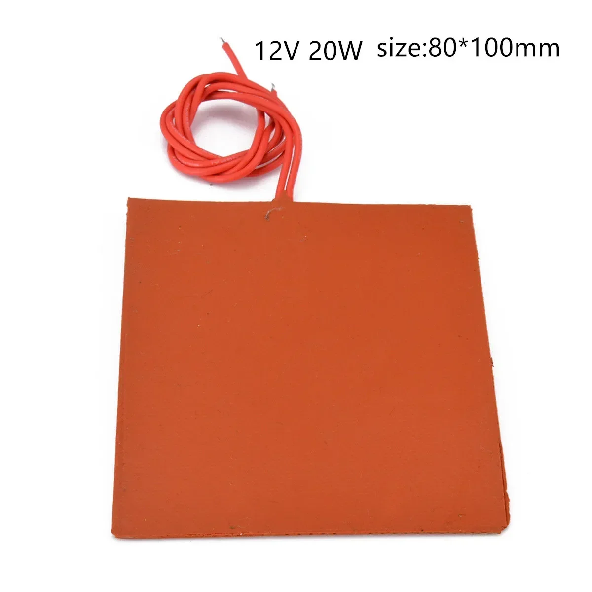 12V 20W Engine Oil Tank Heater Pad Silicone Universal Fuel Tank Water Tank Rubber Electric Heating Mats Warming Accessories