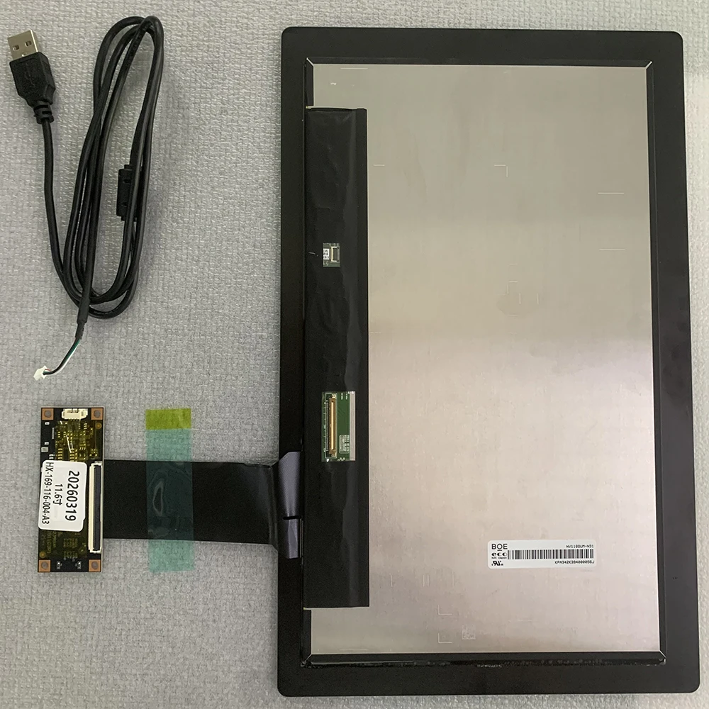 Multi Touchscreen 8 10.1 11.6 13.3 15.6 18.5 21.5 24 Inch Tft Lcd Pcap Capacitive Touch Screen Panel Tempered Glass Overlay Kit
