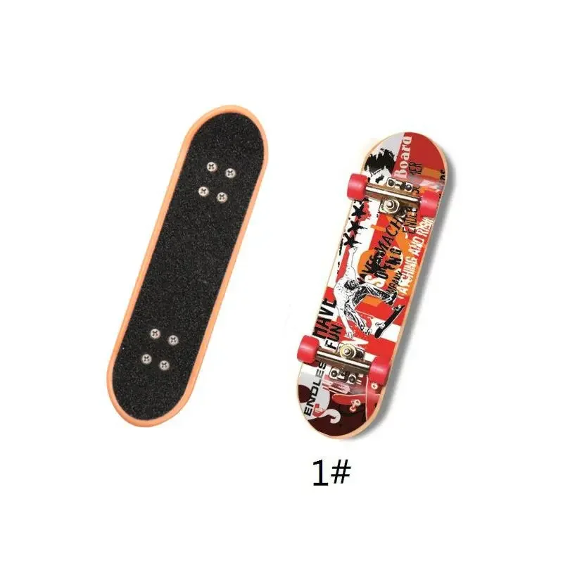 Giocattoli da dito per bambini Mini Skateboard da dito Giocattoli creativi con punta delle dita Bomboniera per regali di compleanno per ragazze dei ragazzi