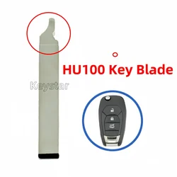 10pcs/lot #126 Original  Metal Car Flip Key Blade HU100 Uncut Blank for Chevrolet Cruze SONIC SPARK TRAX Covetz Folding Key