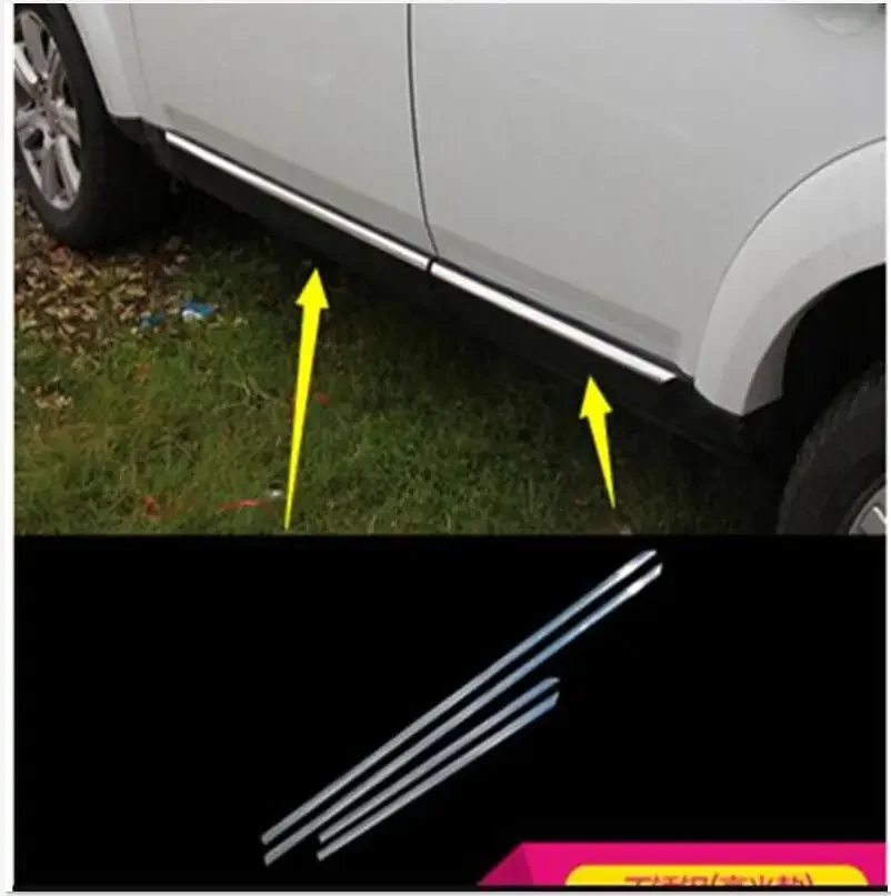 For Land Rover LR4 Discovery 4 Body Side Panel Door Molding Cover Trim 2010 2011 2012 2013 2014 2015