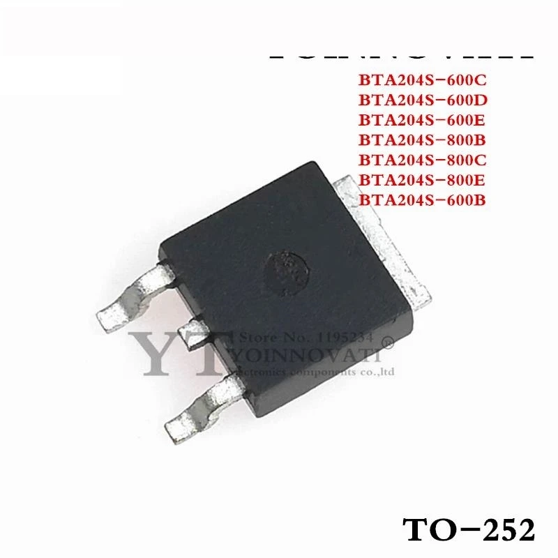 5pieces BTA204S BTA204S-600B BTA204S-600C BTA204S-600D BTA204S-600E BTA204S-800B BTA204S-800C BTA204S-800E