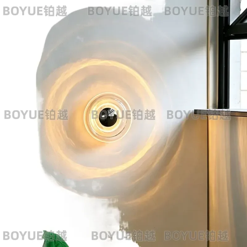 Retro Bauhaus Water Ripple Wall Lamp Luxury Creative Sconce for Aisle Corridor Entrance Bedside Modern Home Decor Lighting