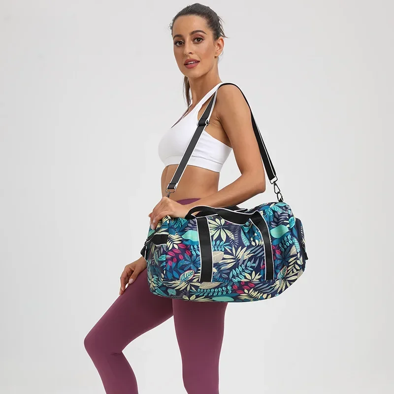 

Модная спортивная сумка для сухого и влажного разделения, спортивный теннисный рюкзак, женская сумка для йоги, дорожные сумки для посадки, пакет для плавания
