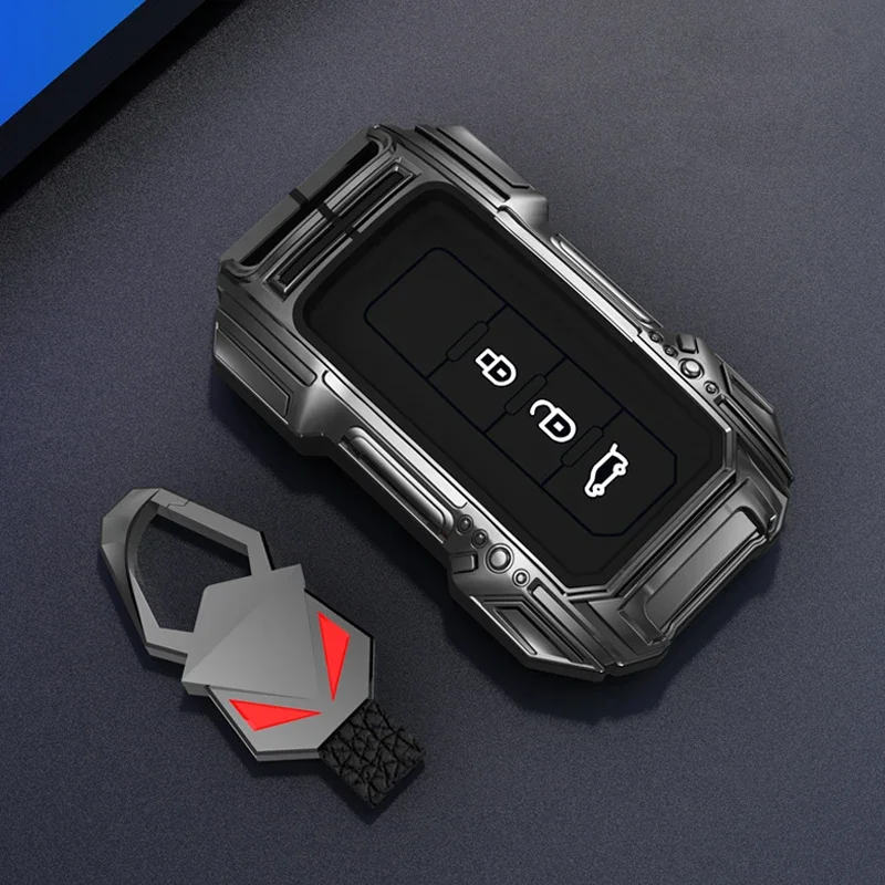 

New Zinc Alloy Car Key Cover Case For Ford Fusion Mondeo Mustang F-150 Explorer Edge Keyless Entry Smart Key Protective Shell