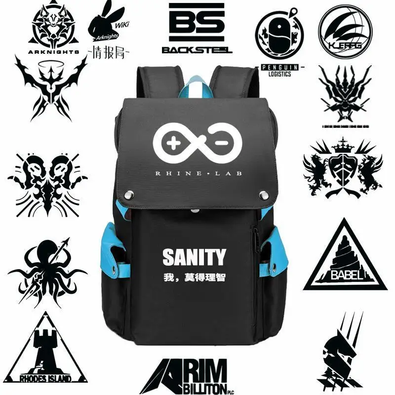 

New Student Arknights Amiya Rhodes Island Game Anime Merchandise Two-Dimensional Back