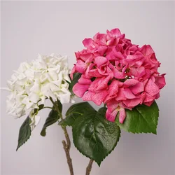 Touch Moisturizing Hydrangea Fake Flowers Real Touch Hydrangea Bridal Bouquet Home Table Decoration Floral Party Wedding Flowers