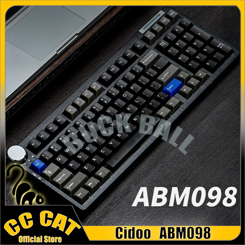 

Cidoo Abm098 Mechanical Keyboard Wireless Bluetooth Keyboards 3 Mode Gamer Keyboard Gasket Hot Swap Custom RGB Backlit Keyboard