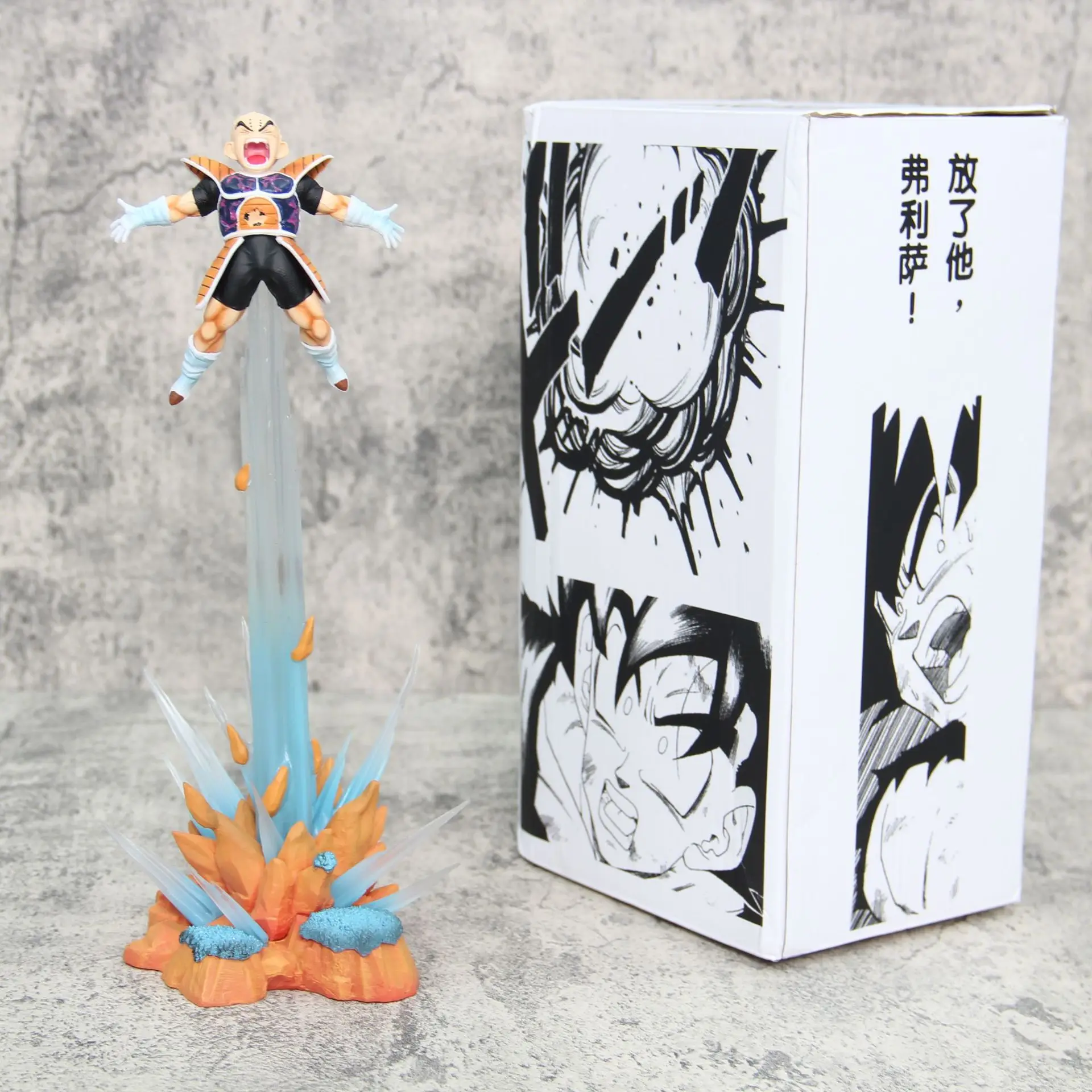 27cm Dragon Ball Gk Kuririn Anime Figures Sky Kuririn Penetrate Die Namek Model Statue Desktop Decoration Children Doll Toy Gift