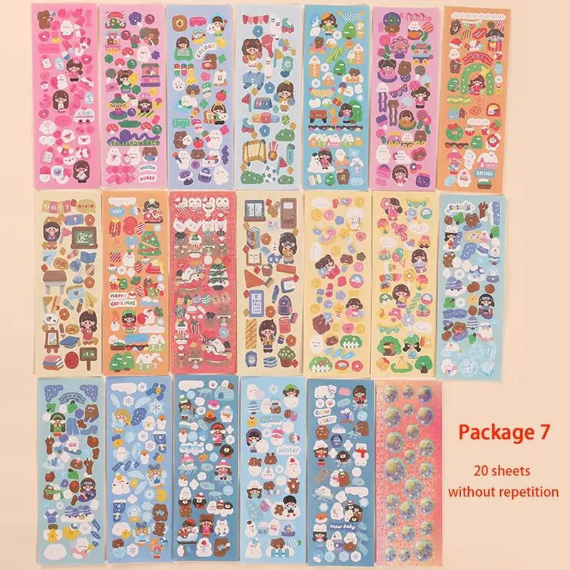 Веселые наклейки для детей, классные наклейки для девочек, веселые наклейки для детей, самодельные ремесла, эстетические наклейки, скрапбукинг