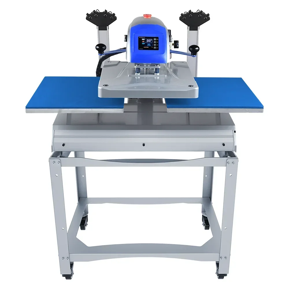 For Xinhong 4050 Pneumatic Double Station Sublimation Heat Press Machine With Laser Alignment