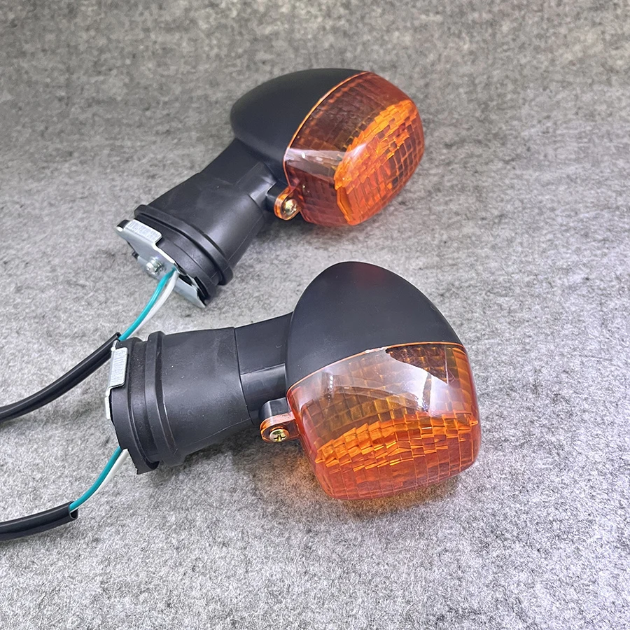 1 Pair Front Motorcycle Turn Signal Light Flashers Indicator For kawasaki ZXR250 ZXR400 ZXR750 KLE 250/400/500 ZRX1200R/S