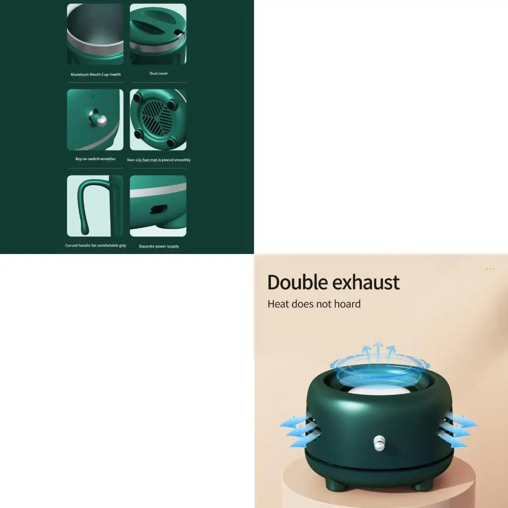 مشروب كهربائي مبرد دافئ دافئ وضع USB كوب يعمل بالطاقة للماء قهوة الحليب N58D