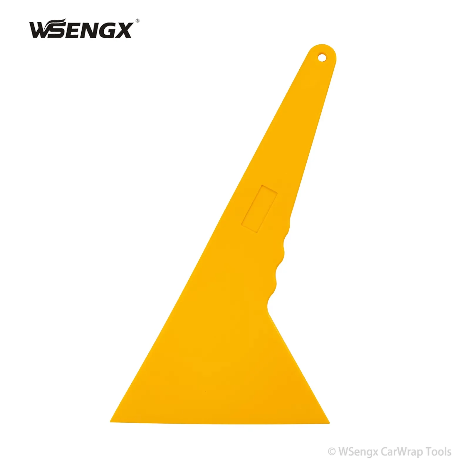 

5 Pcs/Lot Big Size Yellow Triangular Scraper Window Tint Squeegee Handle Scraper for Window Film Application