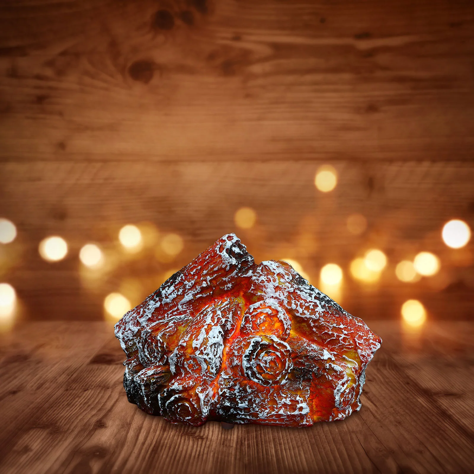 โคมไฟถ่านปลอม Fire Logs MINI LED Campfire ของเล่น Miniature Bonfire รุ่นเตาผิงโคมไฟ Night Light ฮาโลวีน