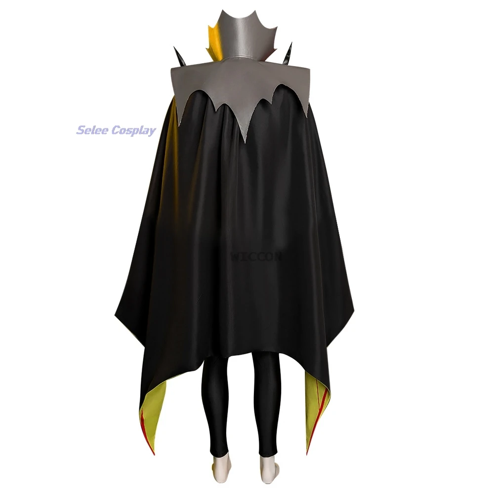 Hasbin Zestial Cosplay Costume Cloak Overlords of Hell Cosplay Roleplay Clothes Uniform Men Demon Halloween Party Fancy Outfit