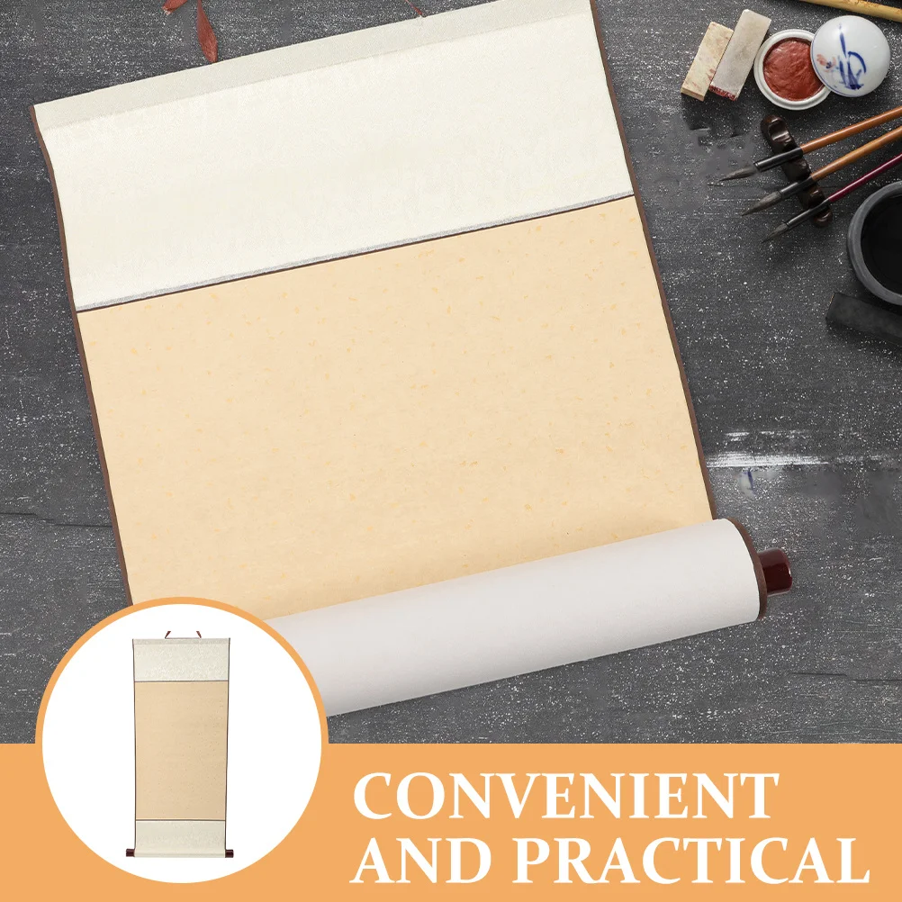 Carta Xuan in stile antico con rotolo vuoto per calligrafia cinese per pittura a inchiostro, pratica di disegno, decorazione da parete artistica