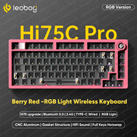 NEW Leobog Hi75C Hi75C Pro Aluminum Wireless Mechanical Keyboard Kit Gaming Bluetooth 2.4G Wired Hotswap Gamer RGB Keyboard