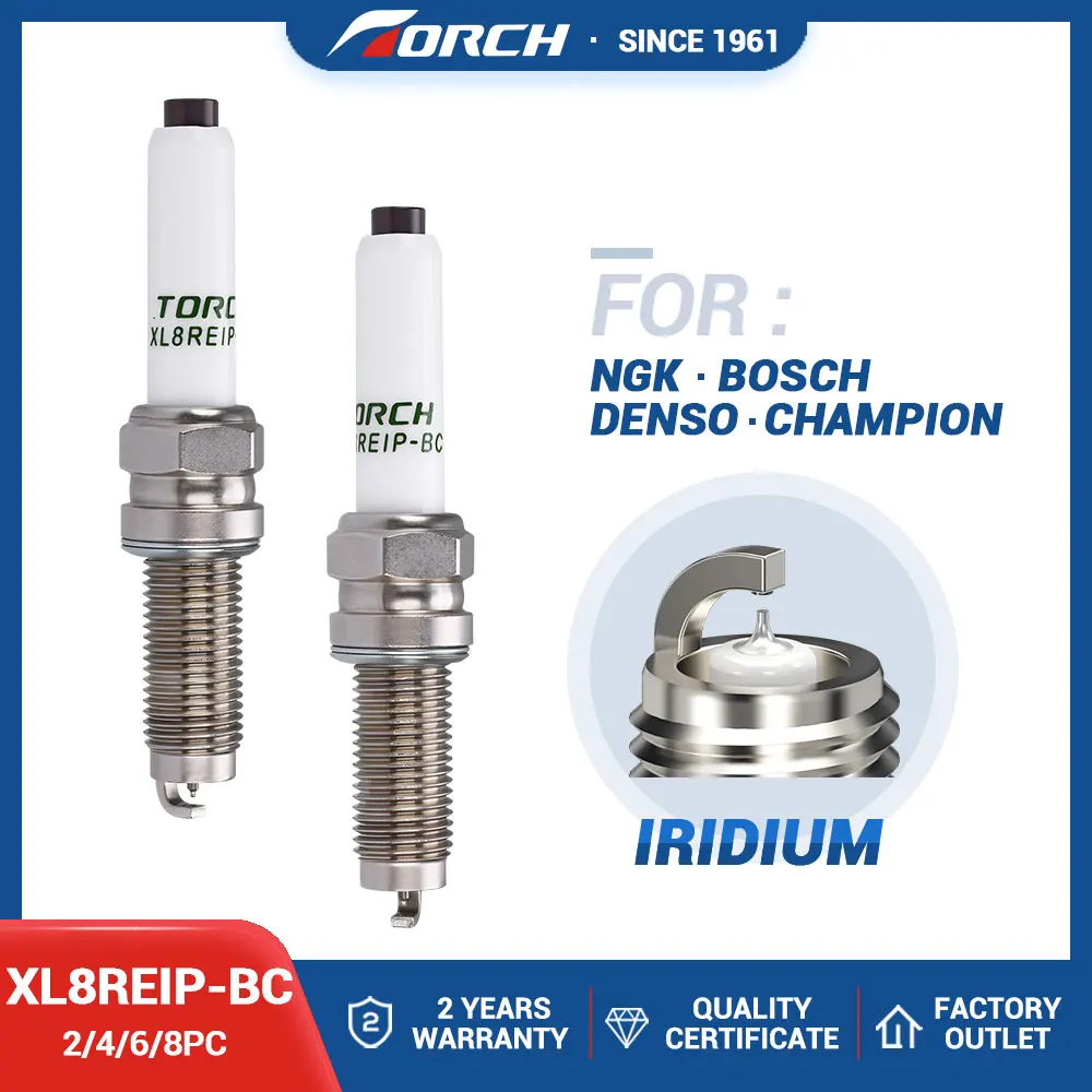 

2-8PCS Iridium Platinum Candle TORCH XL8REIP-BC/OE232 Compatible with Chery Tiggo 7/8/9 Exeed 1.5T SQRH4J15 JETOUR X70/X90 C-DM