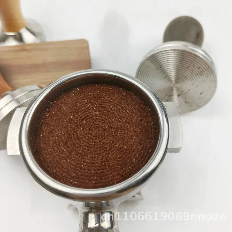 

Красный молоток для кофейного порошка Guibao с деревянной ручкой, нижняя часть из нержавеющей стали 304, для домашнего кафе, пресс, сплошной цвет