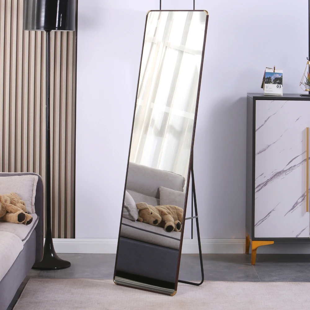 The 4th generation floor standing full-length mirror. wall mirror, bathroom makeup mirror, bedroom foyer