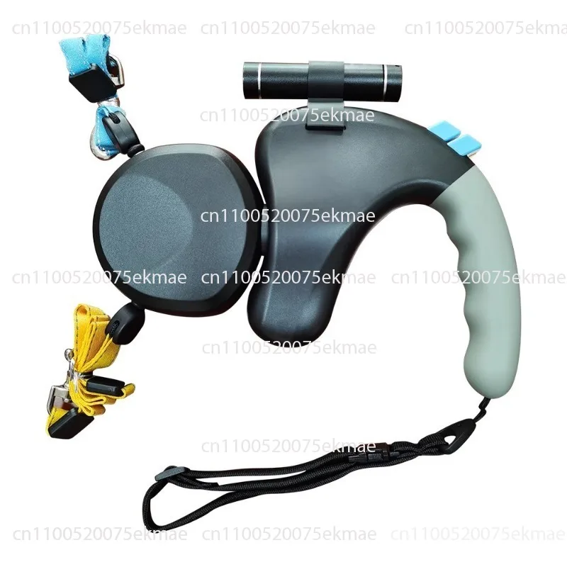 Dual Dog Rope Leash Pet Traction Rope Belt Retractable for 2 Dogs Walking Double with Light Rotation Pet Rope Pet Supplies