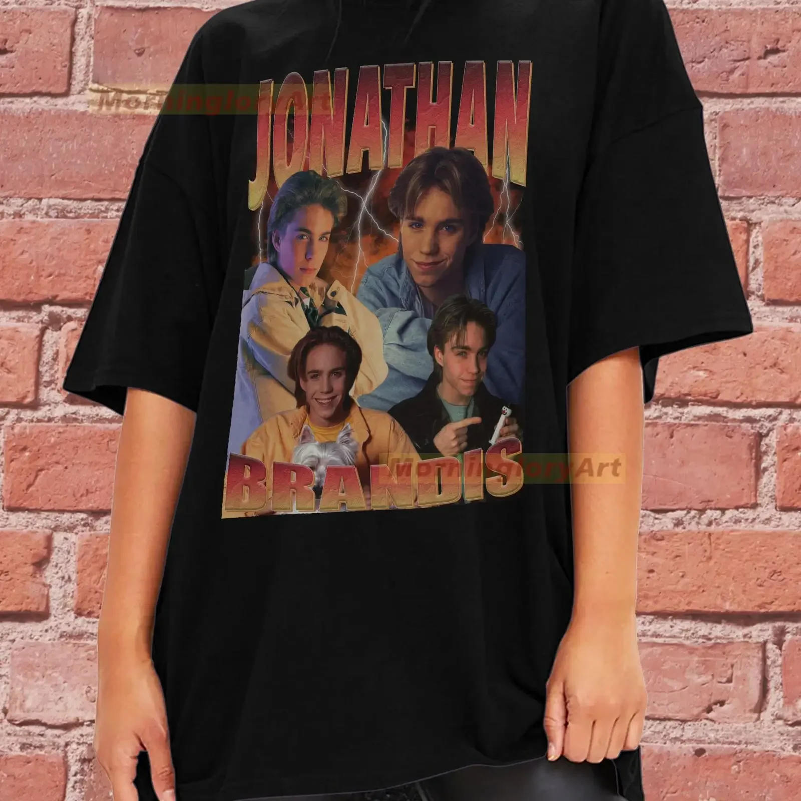 Jonathan Brandis T Shirt SweaT Sweater Cotton Clothing vintage Washed Slightly Top For Everyday Wear Casual Versatile