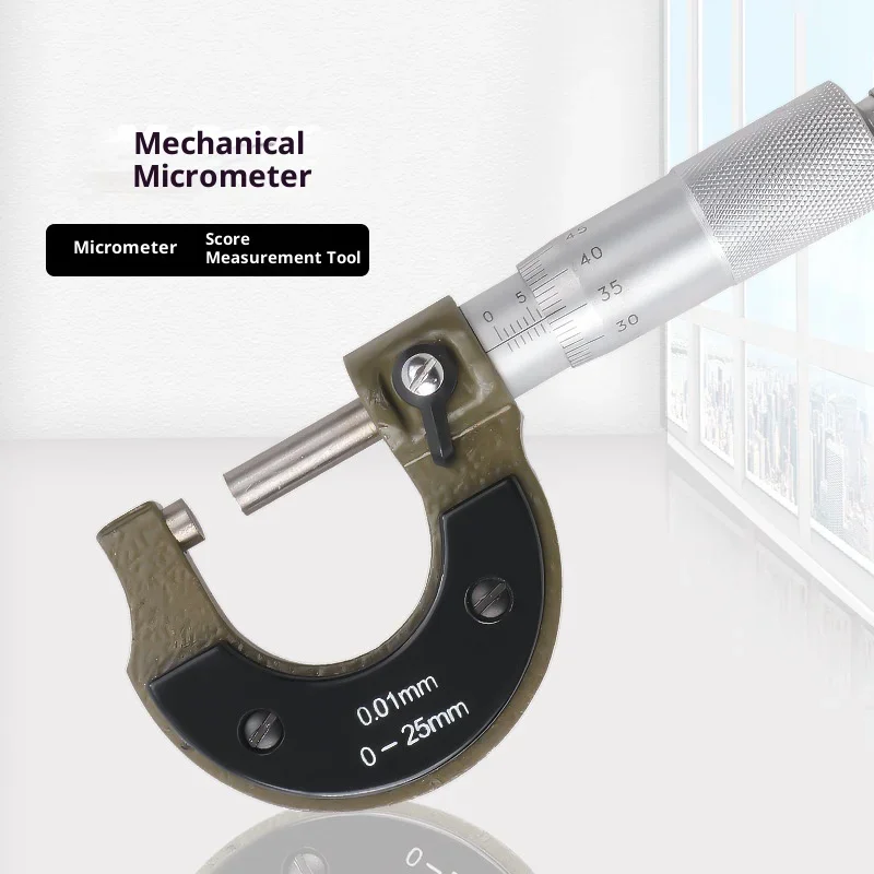 Bore Micrometer Three Point Set 0-25mm 0.01mm Outside Metric Tool Bolt Gauge Precise Adjustment Caliper Measurement Assimileto