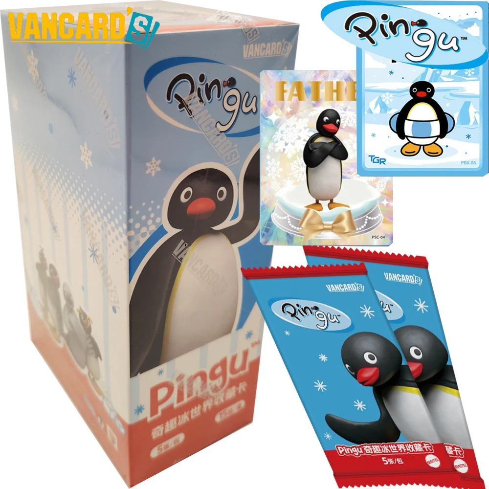 

VANCARD'S Original Pingu Collection Cards for Kids Famous Popular Cartoon Exquisite Characters Creative Card Kids Hobbies Gifts