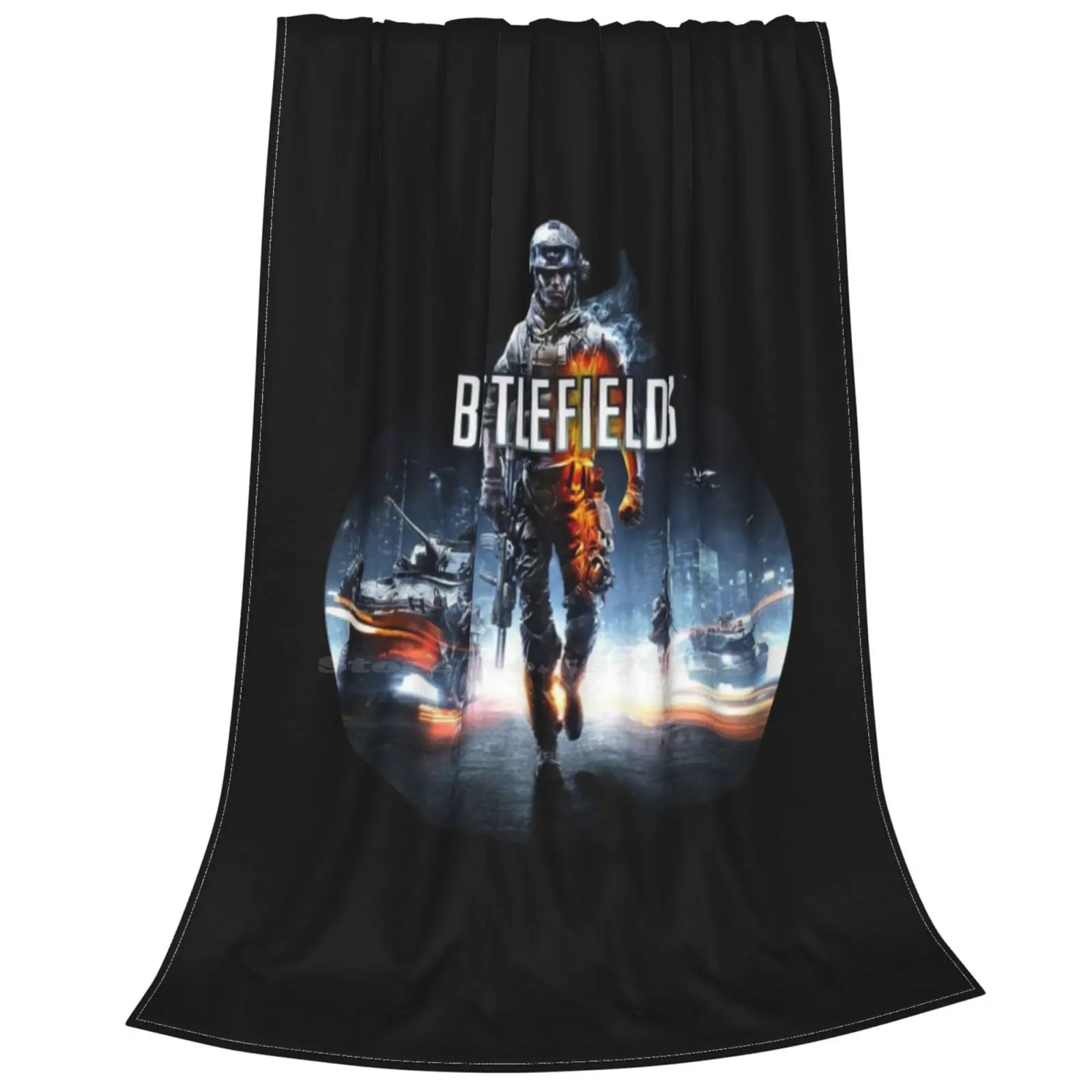 Bf3 Soft Warm Throw Blanket Bf3 Bf4 Bfv Shooter Games Ps4 Pcgamer Guns War Bf2042 image 3