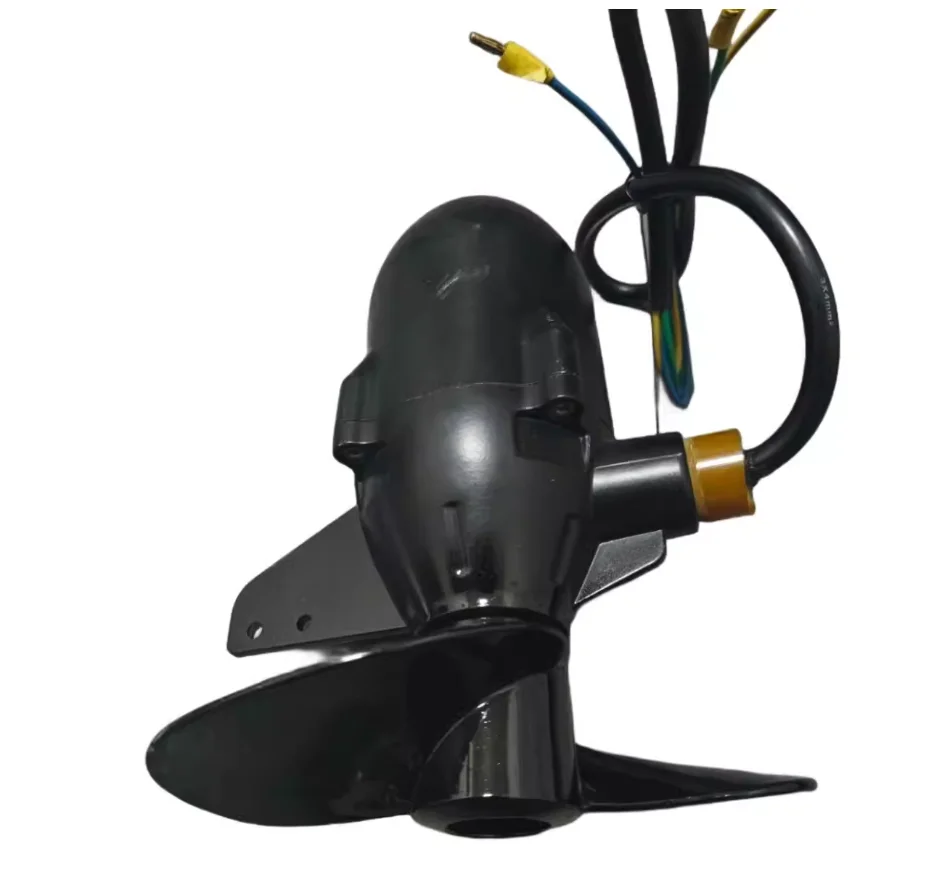 12V 24V 48V Marine Outboard Engine Suspended Electric Thruster Motor Underwater Suspended Lifting Thruster Brushless Motor