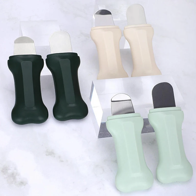 Outil d'élimination des points noirs du visage, grattoir léger et fin pour le nettoyage en profondeur, spatule du visage, nettoyeur de points blancs du nez, soins de la peau, beauté