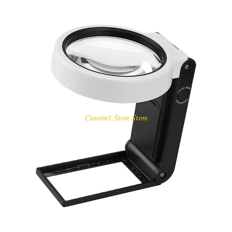 A3PC Optical Plastic Magnifier With Double Lenses And Durability Construction For Long Lasts Performances Magnification Tool
