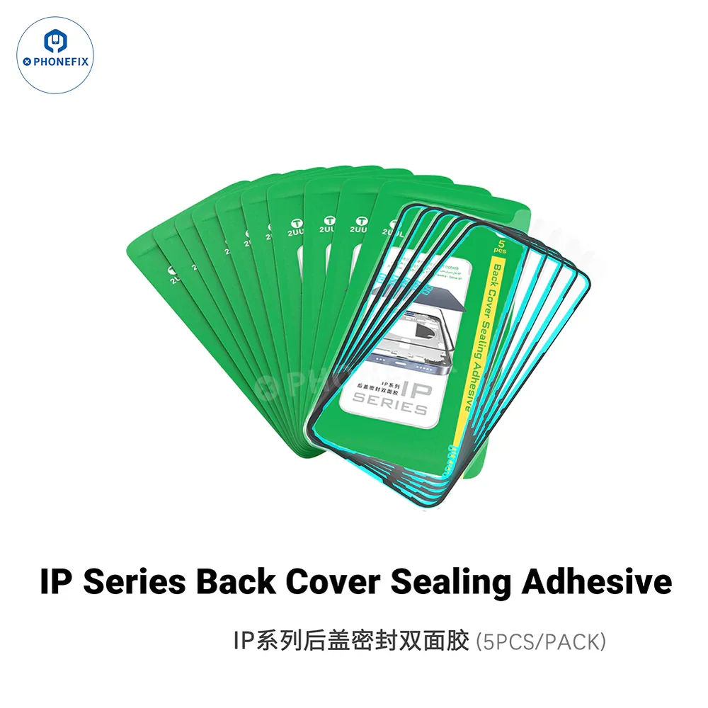 

2UUL Back Cover Sealing Adhesive 5pcs/Pack for iPhone 14/15/16/17 AIR PRO MAX MINI PLUS Back Cover Frame Sealing Waterproof Tape