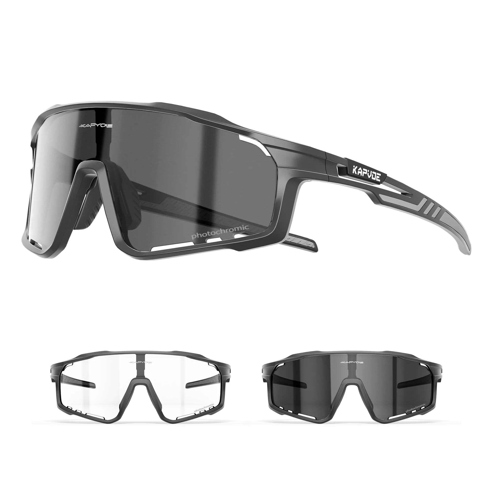 Kapvoe Anti-fog Photochromic Sunglasses Cycling Glasses Men Bike for Bicycle Women Sports Cycling Goggles MTB UV400 Protection - Image 2